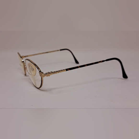 Yves Saint Laurent Women's Glasses Gold Metal Havana Frames 4084 Y119 52-19-130 - Picture 3 of 16